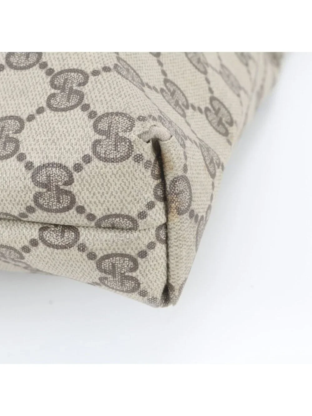 Gucci GG Supreme Sherry Line Leather Tote Shoulder Business Document